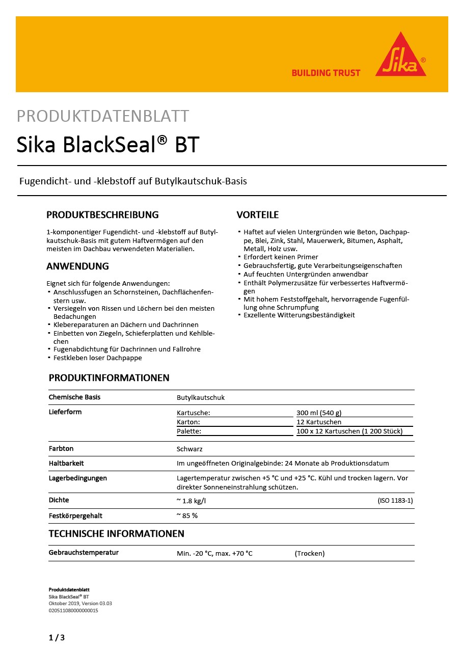 Sika BlackSeal® BT