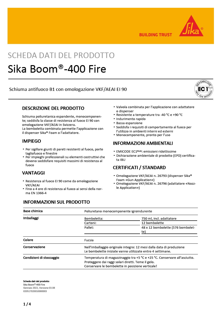 Sika Boom®-400 Fire