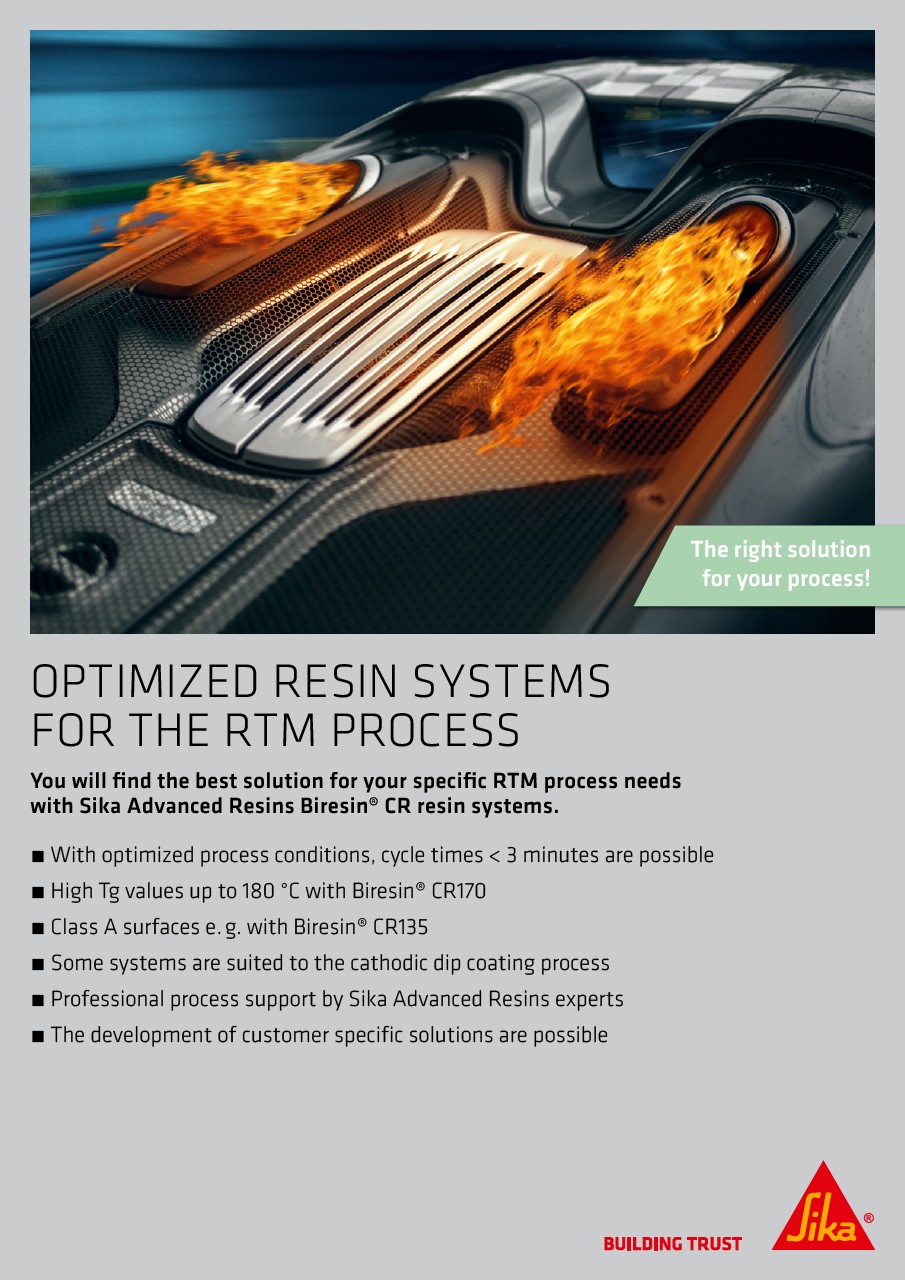 Optimized Resin Systems for the RTM Process