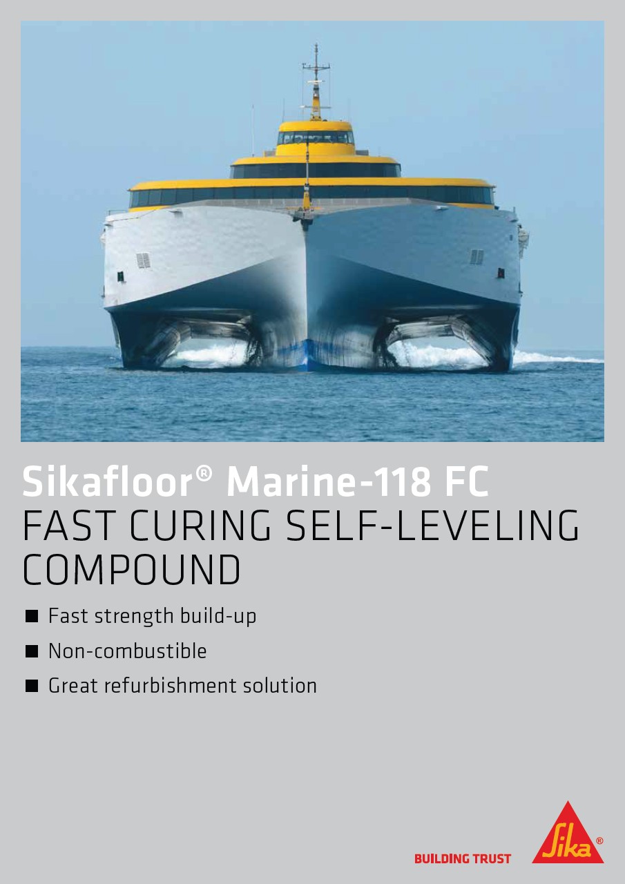 Sikafloor® Marine-118 FC - Fast Curing Self-Leveling Compound